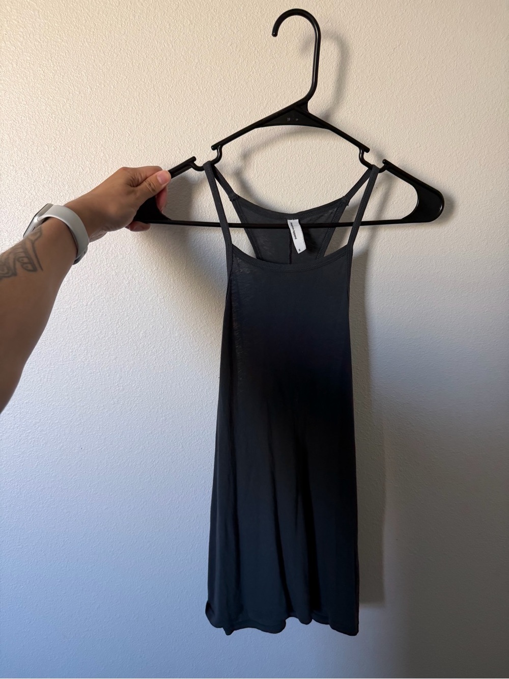 American Apparel Black Racerback Tank Top